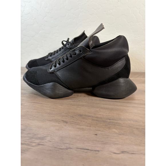 Rick Owens x‎ Adidas Men\'s Runner Shoes All Black Size 6 US 5.5 UK EUC main image 7